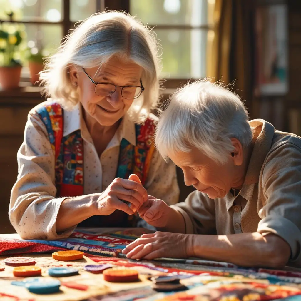 Abuelos y nietos comparten un amor eterno