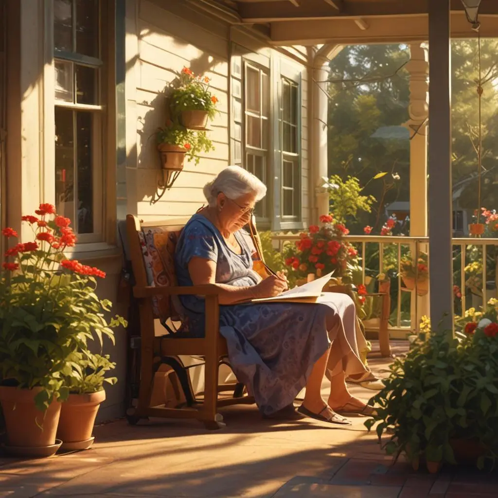 Abuela y nieto comparten un momento cálido